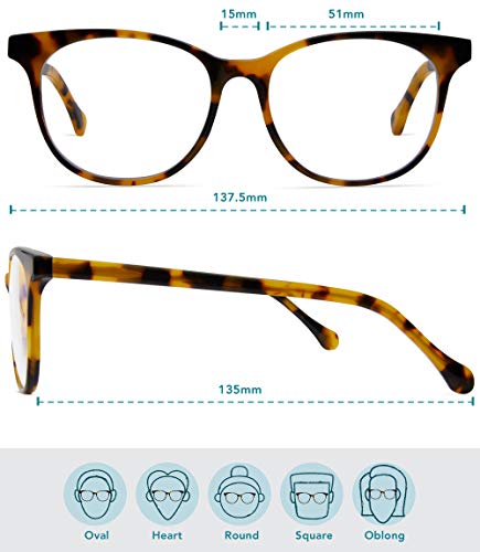 Image of Felix Gray Lovelace Blue Light Glasses, Non-Prescription