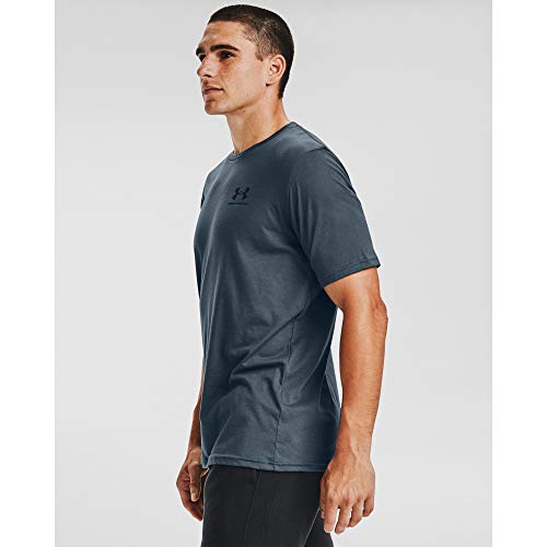 Image of Under Armour Men's Cotton Solid UA Sportstyle LC Short Sleeve | T-Shirt | 1326799-001