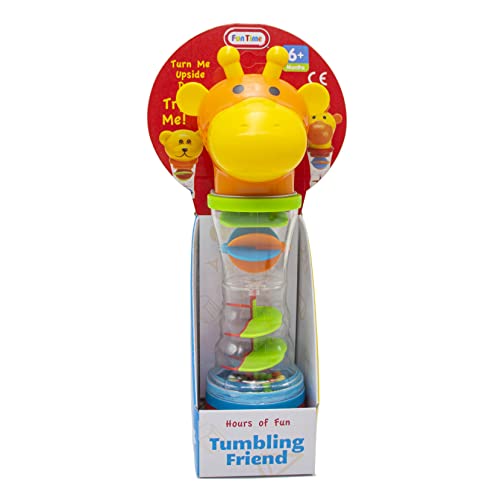 Fun Time Giraffe Sensory Development Rainmaker Toy, Baby Shaker Rain Stick Noise Maker Baby Musical Instruments Rattle Toy For Babies 6 Months + #TOP21