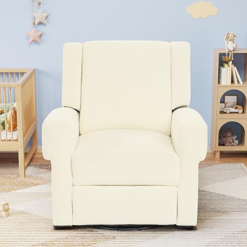 Sillón Plegable Chenille Blanco miniatura 3