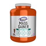 Now Foods Sports Mass Gainer Protein Powder, Creamy Chocolate Flavor, Pea and Whey Protein Blend, 5.5 lbs.