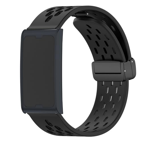 Lamshaw Amazfit Helio�o���h�Ή� �N�C�b�N�����[�X�ʋC���V���R�������p�o���h�X�g���b�v Amazfit Helio�t�B�b�g�l�X�g���b�J�[���X�g�o���h�ɑΉ� (�u���b�N)