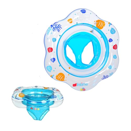 LUMOOM Anillo flotante para bebé con estampado de dibujos animados, anillo de natación inflable,...