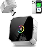 2026 Wireless CarPlay Adapter for iPhone ＆ Android Auto Mini Wired to Wireless Apple Car Play Adapter Plug & Play Compatible for iPhone iOS 10+ Android 11+ with After 2016 Cars