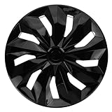 enjoliveur 15 pouces peugeot noir Enjoliveur de remplacement – ​​fabriqué à partir d'un anneau décoratif en acier durable, cet enjoliveur offre une résistance et une excellente protection contre l'usure. accessoires extérieurs pour automobile.