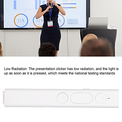 Apresentação Clicker, Apresentador Sem Fio Remoto 2.4G Chip de Alta Sensibilidade Compacto Portátil