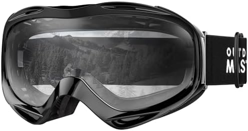 OutdoorMaster OTG Ski Goggles - Over Glasses Ski/Snowboard Goggles for Men, Women & Youth - 100% UV Protection