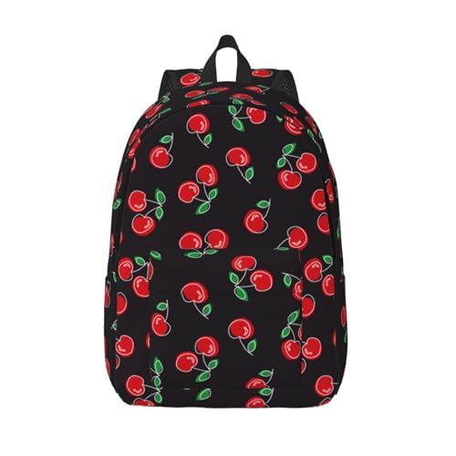 Cherry Red Square Backpack product image