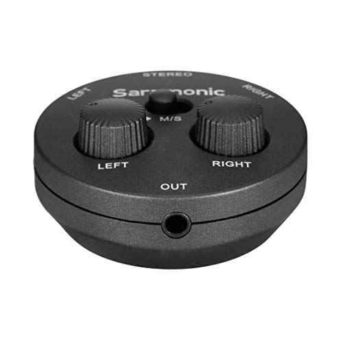 Saramonic Miniature 2-Channel 3.5Mm Microphone & Audio Mixer With Trs & Trrs Output Cables For Cameras, Smartphones, Computers & More (Ax1) #TOP3