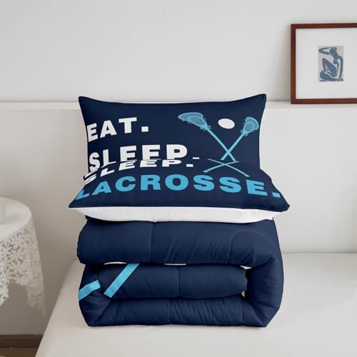 Image of Feelyou Lacrosse Comforter Set for Kids Adults