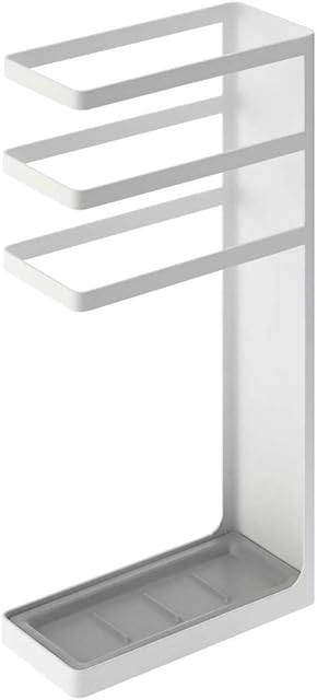 Yamazaki Umbrella Stand, Steel, White, One Size