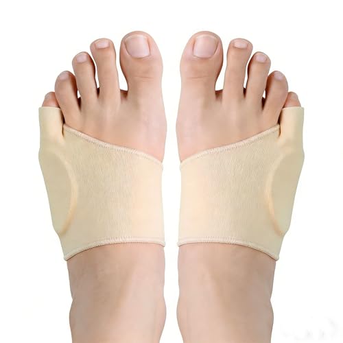 Bmpzery Tailor Bunion Corrector Sleeve Set Pinky Toe Separator Pads for Women Men Soft Fabric Foot Brace Relief from Overlapping Toes Pain(M)