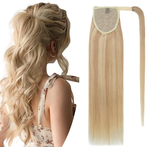 Queue de cheval naturelle SEGO : extension à clips en vrais cheveux Remy