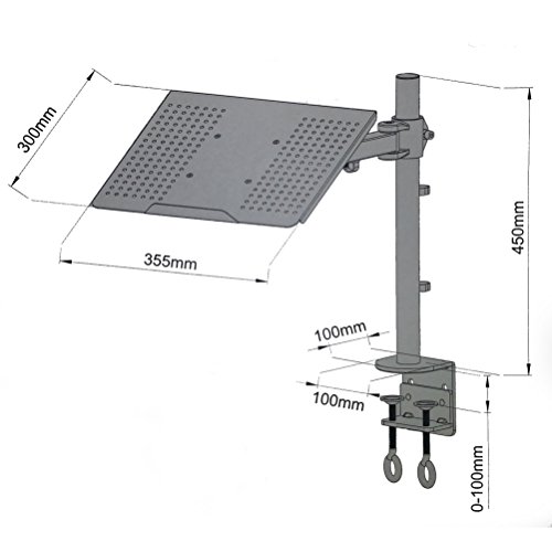 Support de moniteur VESA 100 mm pour ordinateur portable et bureau Lcd-342b