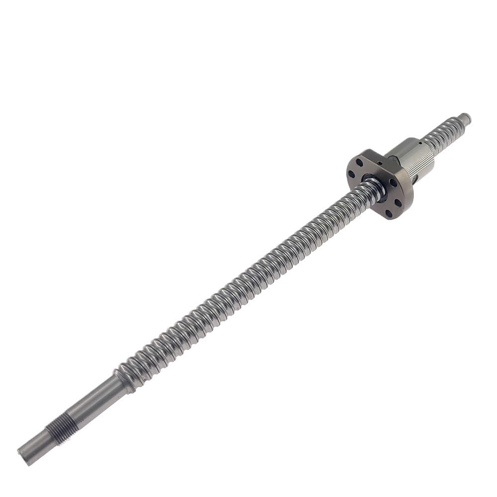 Linear Motion Ball Screw Machine Parts SFU1605 Lead Screw 250mm- 1000mm C7 Precision Ball with Flanged Single BKBF12 Machining(800mm)