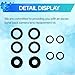 BESJMYT 2 Pack for Samsung Galaxy A53 5G Rear Camera Lens Replacement Adhesive Back Camera Glass Lens with Full Fix Tool Repair Kit Tweezers Dust Cloth for A53 5G SM-A536U SM-A536U1