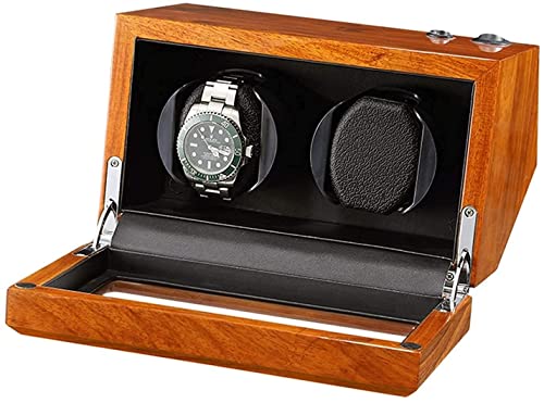 Remontoir de montre automatique en bois massif double écrin luxe ZYFSHA