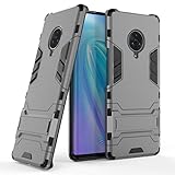 vivo next  Wuzixi Cover per Vivo NEX 3,Custodia Antiurto Elegante e Robusta con Supporto per Telefono Cellulare,Cover per Vivo NEX 3.Grigio
