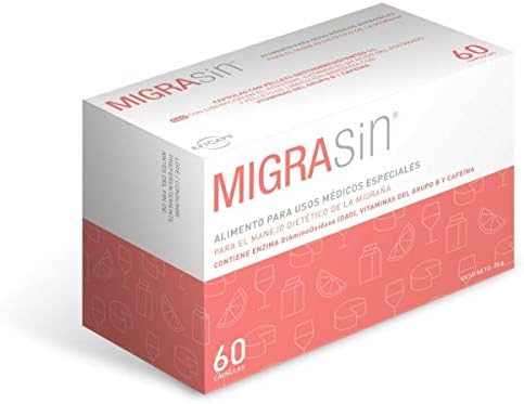 New Migrasin 60 Caps. Treatment of DAO Deficiency. Migraine TreatmentTreatment Skincare Products