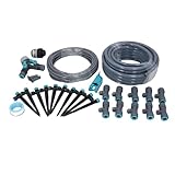 [Riego preciso] presenta boquillas precisas de nebulización y goteo para un fácil ajuste del agua para satisfacer las necesidades de las plantas.