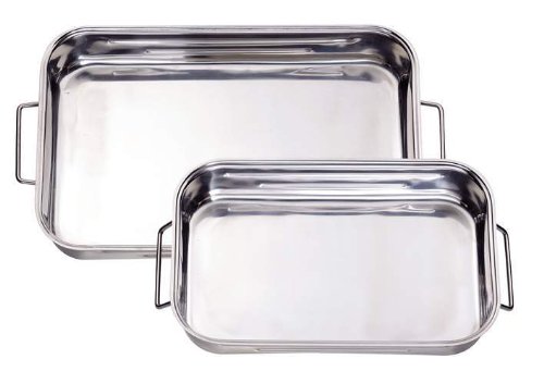 M+K by ELO 53625 - Fuente de Horno Rectangular (25 cm), Color Plateado Cover