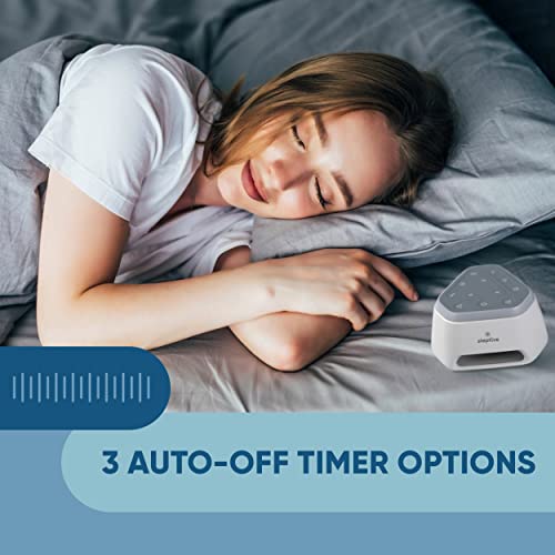 Brown Noise Machine With Night Light - White Noise Maker - Portable Sleep Sound Machine For Baby Kids Adult - Travel Baby Soother - Include Pink Noise Thunderstorm Ocean Rain Nature Sound & Fan Noise #TOP3