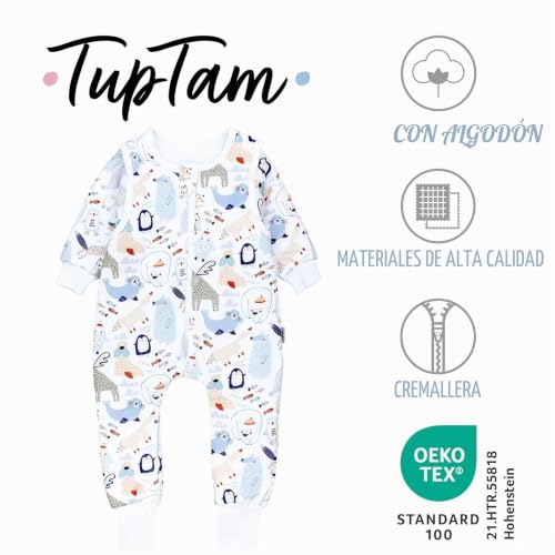 Miniatura 2 de Tuptam Saco De Dormir Bebé Saco Dormir Bebé Con Piernas, 2.5 Tog, Algodón Oeko-Tex