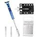 Pin Vise Hand Drill Bit Set,iBayx Micro Mini Twist Drills Set with Precision Hand Drill Rotary Tool,Twist Drills,Drill Holders and Bench Vice for Wood, Jewelry, Plastic Craft DIY Etc (0.8-3.0mm)