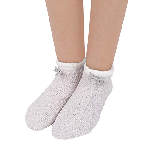 Zmart Fuzzy Socks With Grips For Women Fuzzy Anti-Slip Socks For Women Girls Non Slip Fluffy Slipper Socks With Grippers #TOP5