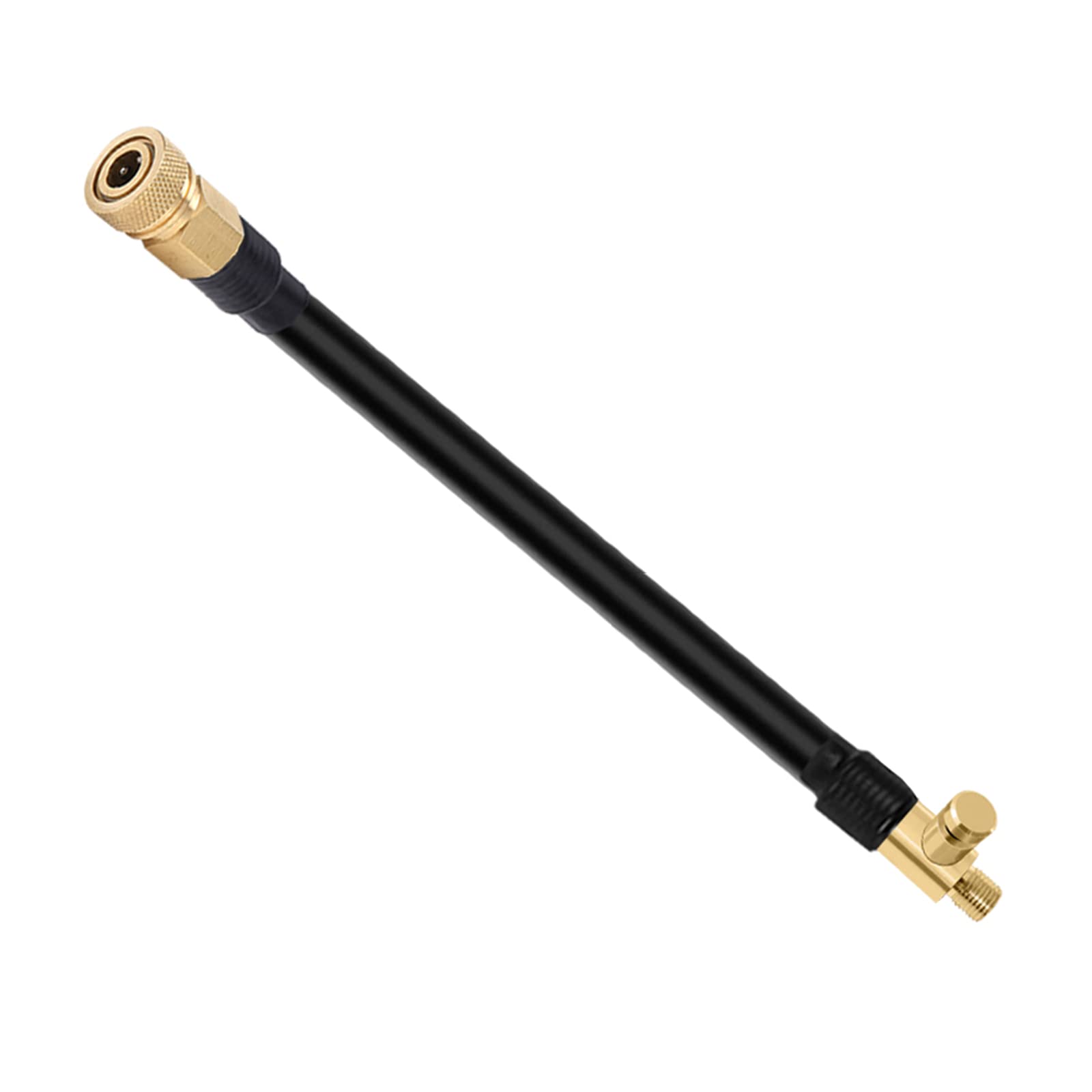 Maxtonser Tire Inflator Extension Tube, Air Compressor Tire Inflator Attachment, Inflator Hose Adapter, Quick Inflation Chuck Hose
