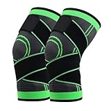 Kit 2 Joelheira Ortopédica de Compressão Ajustável Para Articulação Alivia Dores Prevenção e Recuperação Esportiva no Joelho Ideal para Dores e Atividades Esportivas Tamanho Único