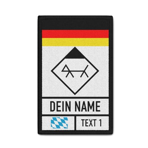 Copytec Patch Rettungshund Diensthundeführer Bayern by Raute GER DE Bundesland#46547