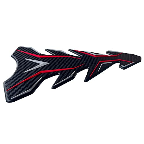 Red 3D Gas Tank Rubber Protector Cover Pad Compatible With Suzuki Gsxr Gixxer 600 1000 250 750 390 690 1290 1090 Zx6R Zx10R Zx7R Z900 Z1000 Z300 Z400 Ninja 250 Cbr R1 R6 R7 R3 Versys Vulcan 9 #TOP22