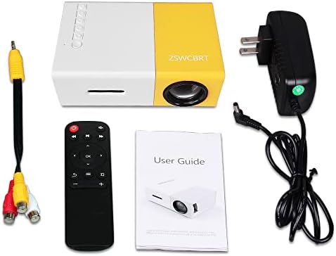 Portable Mini projectors LED Micro Projector 1080P Home Party Meeting Theater Projector（Newest Upgraded Version ）