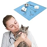 EZGOODZ Sterilization Wraps 20' x 20'. Pack of 50 Blue Non-Woven Non-Sterile Pads for Surgical...