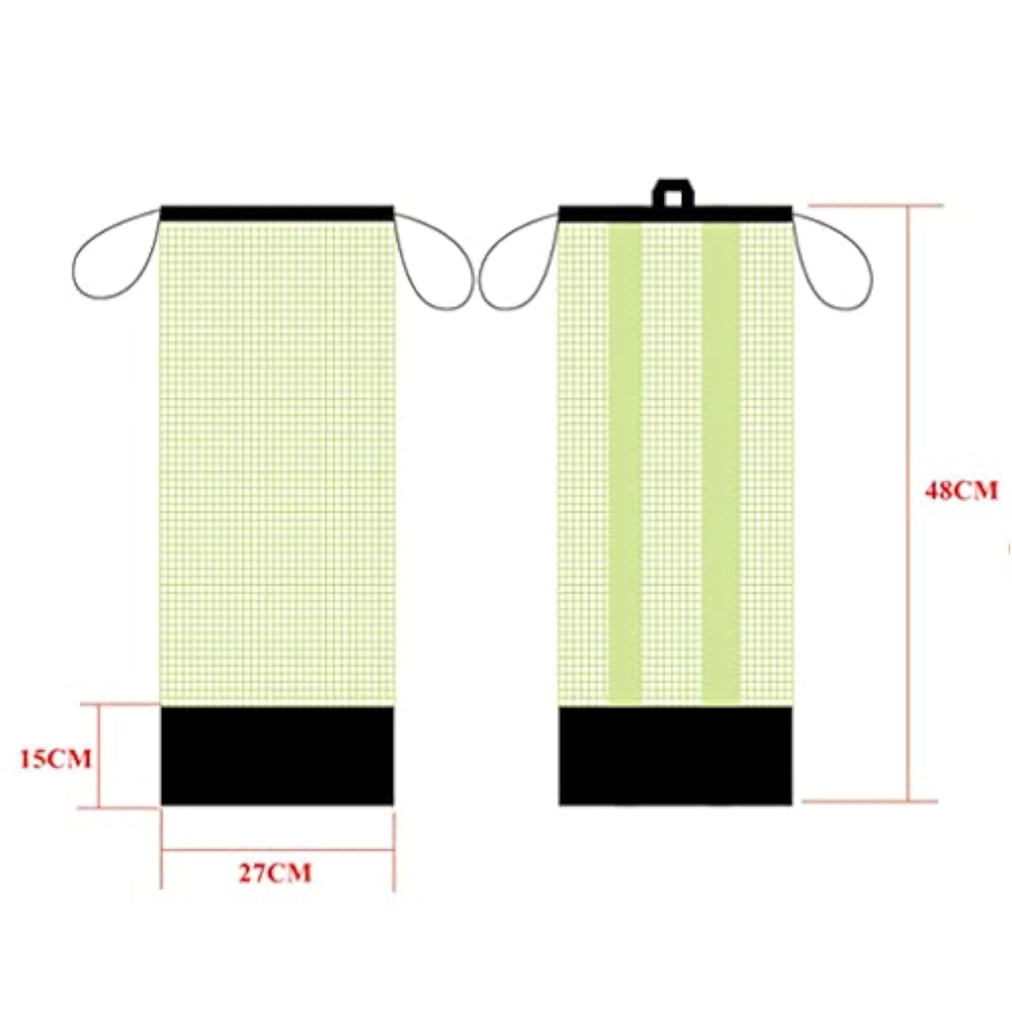 Mesh Drawstring Bag for Diving Goggles, Orange
