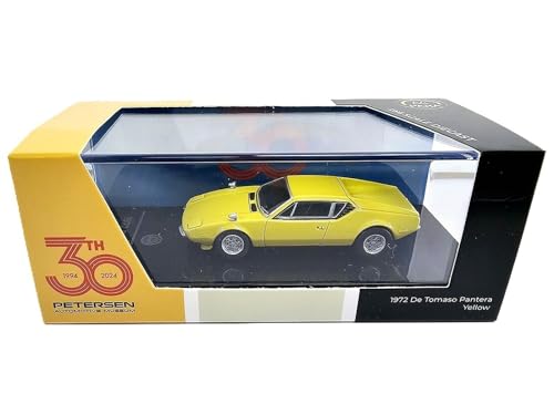 Auto de colección 1972 Pantera Yellow escala 1:64 miniatura 1