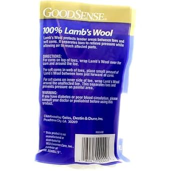 GoodSense Lambs Wool Padding, 3/8 oz Bag - 1/Each