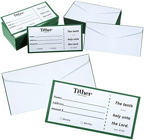 Woanger 1000 Count Church Offering Envelopes Tithe Donation