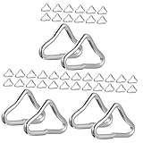 Boucles à anneau triangulaire - structure robuste et résistante, elle convient à une variété d'activités de plein air, boucle en