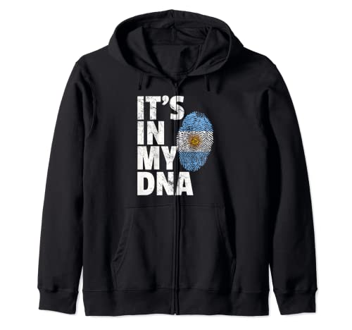 IT'S IN MY DNA Argentina Flag T Shirt Gift Men Women Kids Sudadera con Capucha