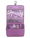 💘 Tamaño: Gran espacio: 25*20*10 cm tamaño doblado. 41.5*24*10 cm tamaño expandido. Un neceser maquillaje es suficiente para contener todos los elementos necesarios, como brochas de maquillaje, cosméticos, cepillo de dientes, polvos, etc. En paquete contiene una cinta rosa con oreja de gato.