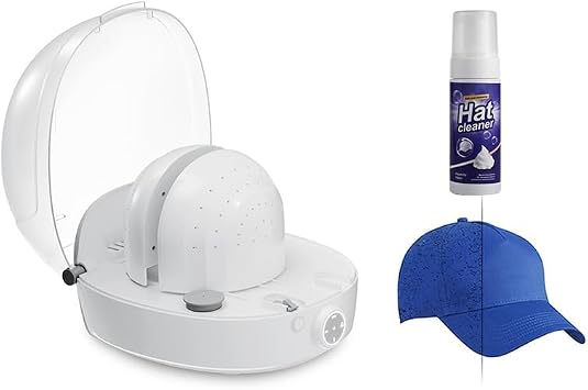 Hat Care Machine Steam Cleaning & Ironing, Drying for Bucket hat Baseball Cap Machine with Cleaner
