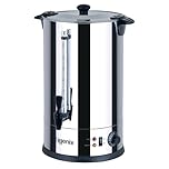 Igenix IG4008 8 Litre Catering Urn, Instant Hot Water Boiler, Tea Urn for Home Brewing, Commercial or Office Use, Stainless Steel