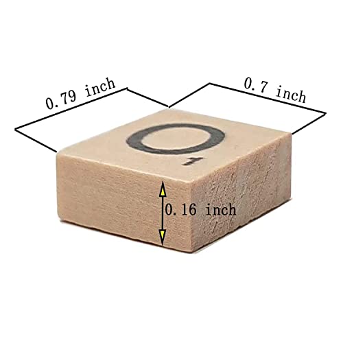 Ballhull 400 Pcs Scrabble Letters, Wooden Scrabble Tiles For Making Alphabet Coasters And Scrabble Crosswords #TOP1