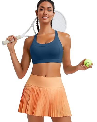 Image of RUNNING GIRL Sports Bra for Women, Molded Cup High Impact Sports Bras for Women with Sewn in Pads