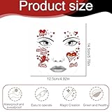 YUVKIN 4 hojas Tatuajes Temporales de Colonia, Pegatinas Tatuajes...