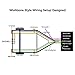 Miady 25ft Trailer Wiring Harness with 4 Flat Connector, 18 AWG Color Coded Wires Trailers Light Wirings Harness Extension with 4ft White Ground Wire
