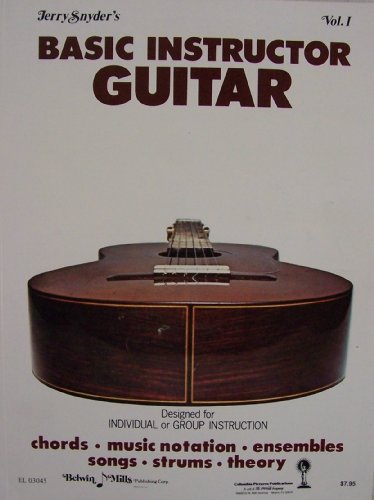 Jerry Snyder's Basic Instructor Guitar, Volume I B002Z6ZHY6 Book Cover