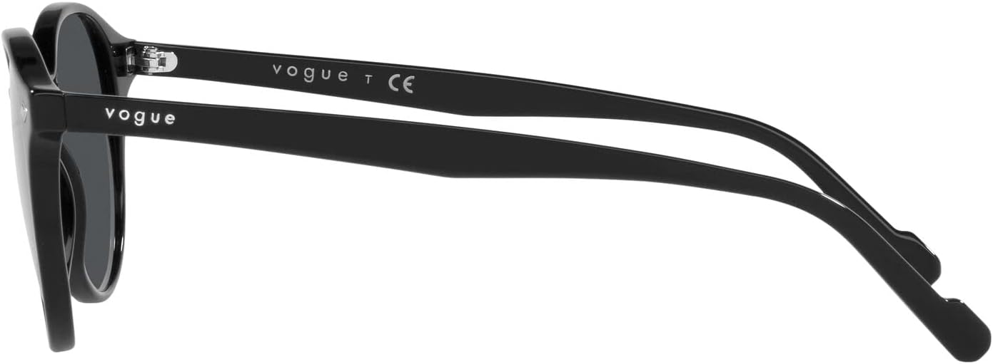 Vogue Eyewear Men's Vo5327s Round Sunglasses Dark Grey 51 Millimeters image 4 of 7 B09V6ST1L1